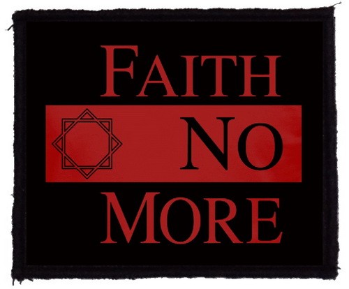 FAITH NO MORE: FNM (9,5 cm x 7,5 cm) (felvarró)