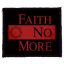 FAITH NO MORE: FNM (9,5 cm x 7,5 cm) (felvarró)