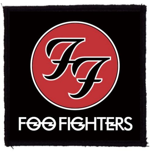 FOO FIGHTERS: Logo (9,5 cm x 9,5 cm) (felvarró)