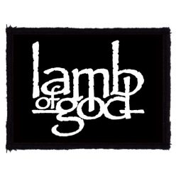 LAMB OF GOD: Logo (9,5 cm x 6,5 cm) (felvarró)