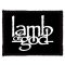 LAMB OF GOD: Logo (9,5 cm x 6,5 cm) (felvarró)