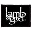 LAMB OF GOD: Logo (9,5 cm x 6,5 cm) (felvarró)