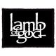 LAMB OF GOD: Logo (9,5 cm x 6,5 cm) (felvarró)
