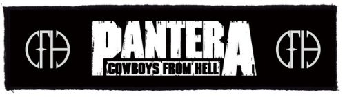 PANTERA: Logo CFH Superstrip (22 cm x 5 cm) (felvarró)