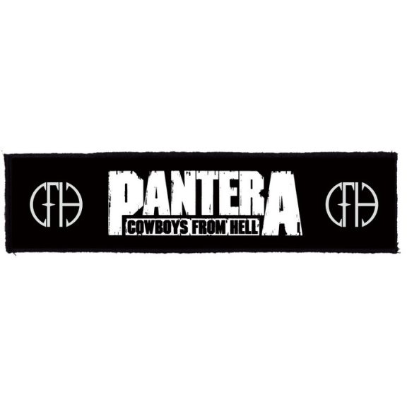 PANTERA: Logo CFH Superstrip (22 cm x 5 cm) (felvarró) PANTERA: Logo CFH Superstrip (22 cm x 5 cm) (felvarró)