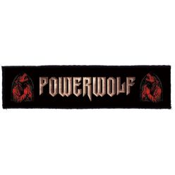 POWERWOLF: Logo Superstrip (22 cm x 5 cm) (felvarró)