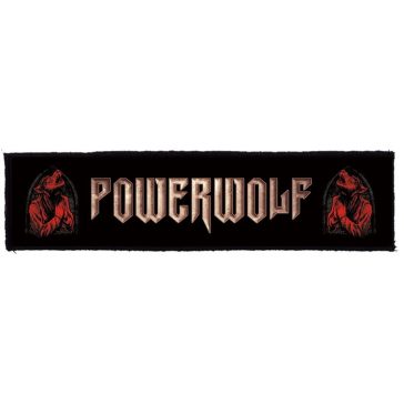 POWERWOLF: Logo Superstrip (22 cm x 5 cm) (felvarró)