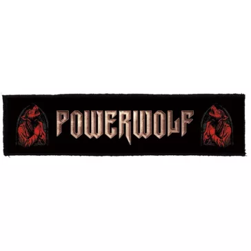 POWERWOLF: Logo Superstrip (22 cm x 5 cm) (felvarró)