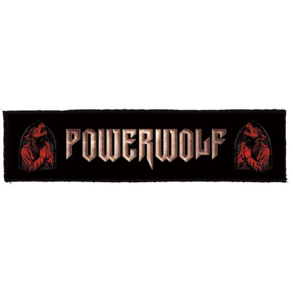 POWERWOLF: Logo Superstrip (22 cm x 5 cm) (felvarró) POWERWOLF: Logo Superstrip (22 cm x 5 cm) (felvarró)