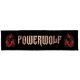 POWERWOLF: Logo Superstrip (22 cm x 5 cm) (felvarró)