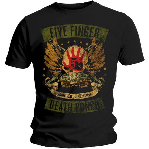 FIVE FINGER DEATH PUNCH: Locked & Loaded (póló)