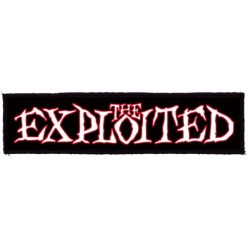 EXPLOITED: Logo Big Superstrip (22 cm x 5 cm) (felvarró)