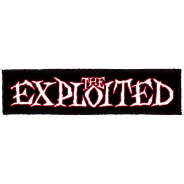 EXPLOITED: Logo Big Superstrip (22 cm x 5 cm) (felvarró)