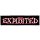 EXPLOITED: Logo Big Superstrip (22 cm x 5 cm) (felvarró)