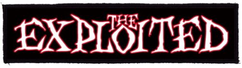 EXPLOITED: Logo Big Superstrip (22 cm x 5 cm) (felvarró)