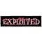 EXPLOITED: Logo Big Superstrip (22 cm x 5 cm) (felvarró)