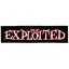 EXPLOITED: Logo Big Superstrip (22 cm x 5 cm) (felvarró)