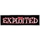 EXPLOITED: Logo Big Superstrip (22 cm x 5 cm) (felvarró)