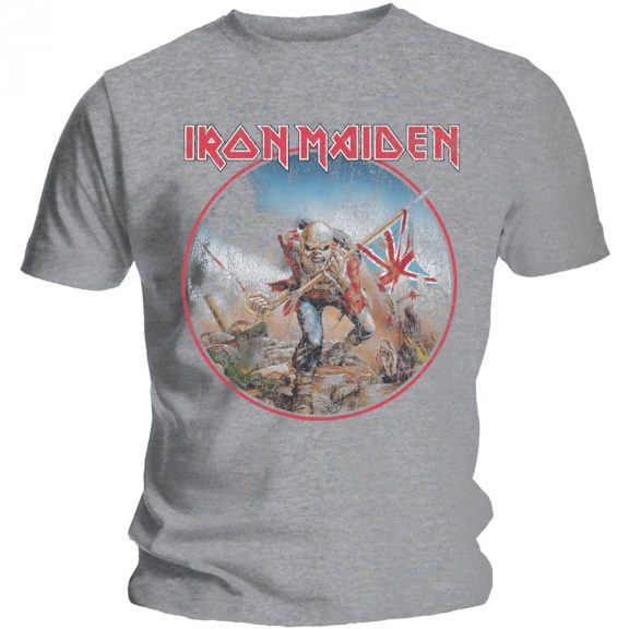 IRON MAIDEN: Trooper Vintage Circle (grey) (póló) IRON MAIDEN: Trooper Vintage Circle (grey) (póló)