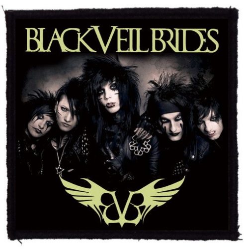 BLACK VEIL BRIDES: Band (9,5 cm x 9,5 cm) (felvarró)