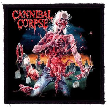   CANNIBAL CORPSE: Eaten Back To Life (9,5 cm x 9,5 cm) (felvarró)