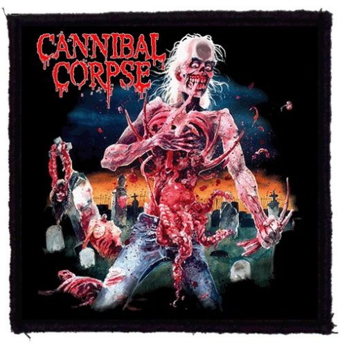 CANNIBAL CORPSE: Eaten Back To Life (9,5 cm x 9,5 cm) (felvarró)