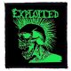 EXPLOITED: Green Skull (8,5 cm x 9,5 cm) (felvarró)