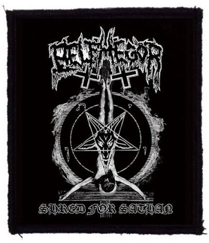 BELPHEGOR: Shred For Sathan (8 cm x 9,5 cm) (felvarró)