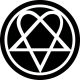 HIM: Heartagram Circular (kör) (felvarró)