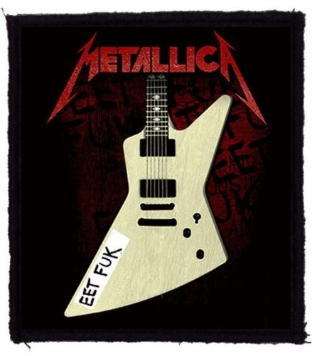 METALLICA: Eet Fuk (8 cm x 9,5 cm) (felvarró)