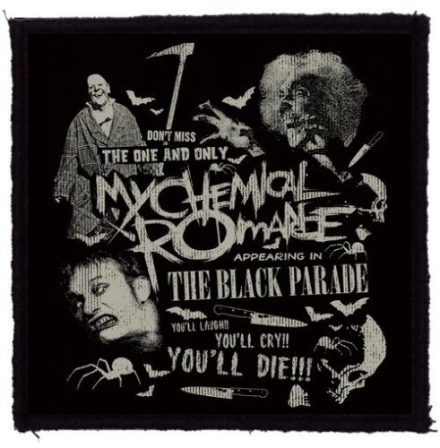 MY CHEMICAL ROMANCE: You'll Die (9,5 cm x 9,5 cm) (felvarró)
