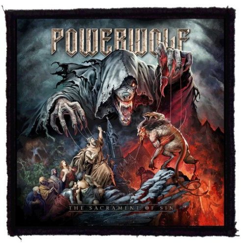 POWERWOLF: The Sacrament Of Sin (9,5 cm x 9,5 cm) (felvarró)