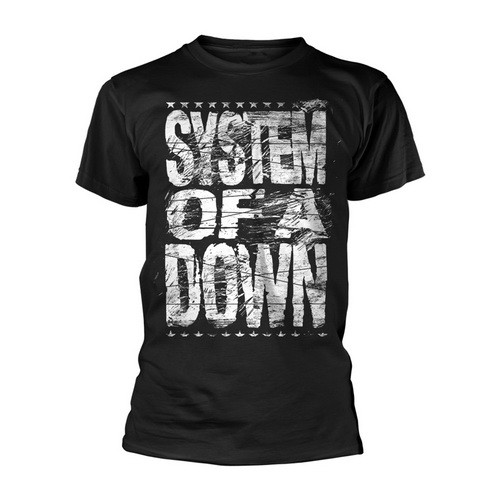 SYSTEM OF A DOWN: Logo Distressed (póló)