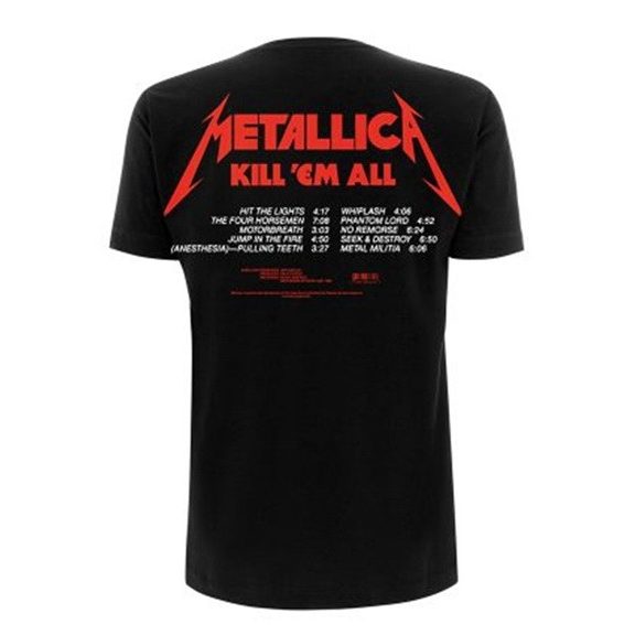 METALLICA: Kill 'em All Tracks (póló) METALLICA: Kill 'em All Tracks (póló)