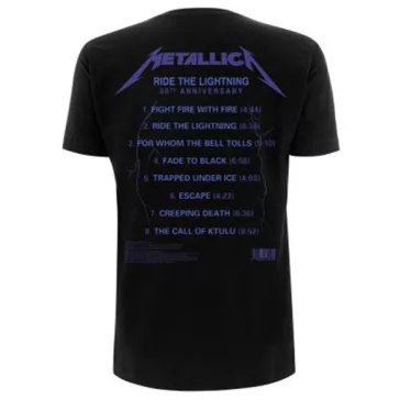 METALLICA: Ride The Lightning Tracks (póló)