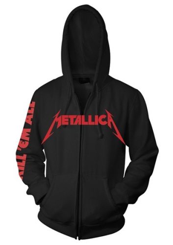 METALLICA: Kill 'em All (kapucnis pulóver, cipzáros)