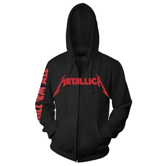 METALLICA: Kill 'em All (kapucnis pulóver, cipzáros) METALLICA: Kill 'em All (kapucnis pulóver, cipzáros)