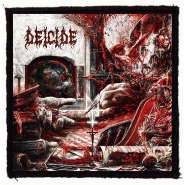   DEICIDE: Overtures Of Blasphemy (9,5 cm x 9,5 cm) (felvarró)