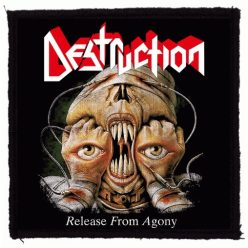   DESTRUCTION: Release From Agony (9,5 cm x 9,5 cm) (felvarró)