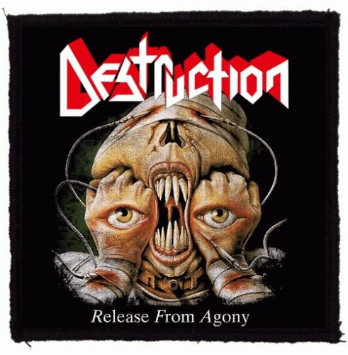 DESTRUCTION: Release From Agony (9,5 cm x 9,5 cm) (felvarró)