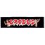 EXODUS: Logo Bonded superstrip (22 cm x 5 cm) (felvarró)