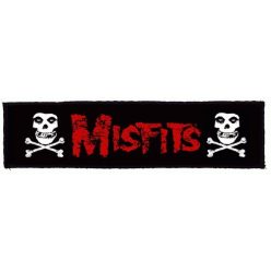 MISFITS: Logo Superstrip (22 cm x 5 cm) (felvarró)