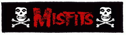 MISFITS: Logo Superstrip (22 cm x 5 cm) (felvarró)