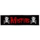 MISFITS: Logo Superstrip (22 cm x 5 cm) (felvarró)