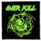 OVERKILL: Krushing Skull (9,5 cm x 9,5 cm) (felvarró)