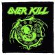 OVERKILL: Krushing Skull (9,5 cm x 9,5 cm) (felvarró)