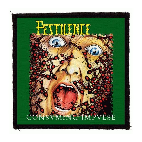 PESTILENCE: Consuming Impulse (9,5 cm x 9,5 cm) (felvarró) PESTILENCE: Consuming Impulse (9,5 cm x 9,5 cm) (felvarró)