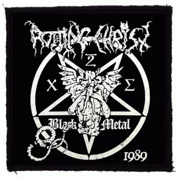 ROTTING CHRIST: Black Metal (9,5 cm x 9,5 cm) (felvarró)