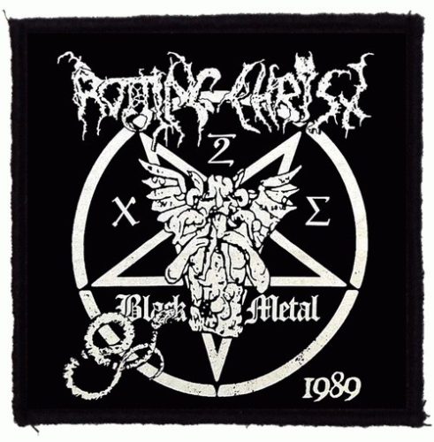 ROTTING CHRIST: Black Metal (9,5 cm x 9,5 cm) (felvarró)
