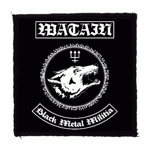 WATAIN: Black Metal Militia (9,5 cm x 9,5 cm) (felvarró) WATAIN: Black Metal Militia (9,5 cm x 9,5 cm) (felvarró)